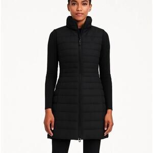 Polo Ralph Lauren Quilted Vest Puffer Women’s Medium Black Pony Logo Packable